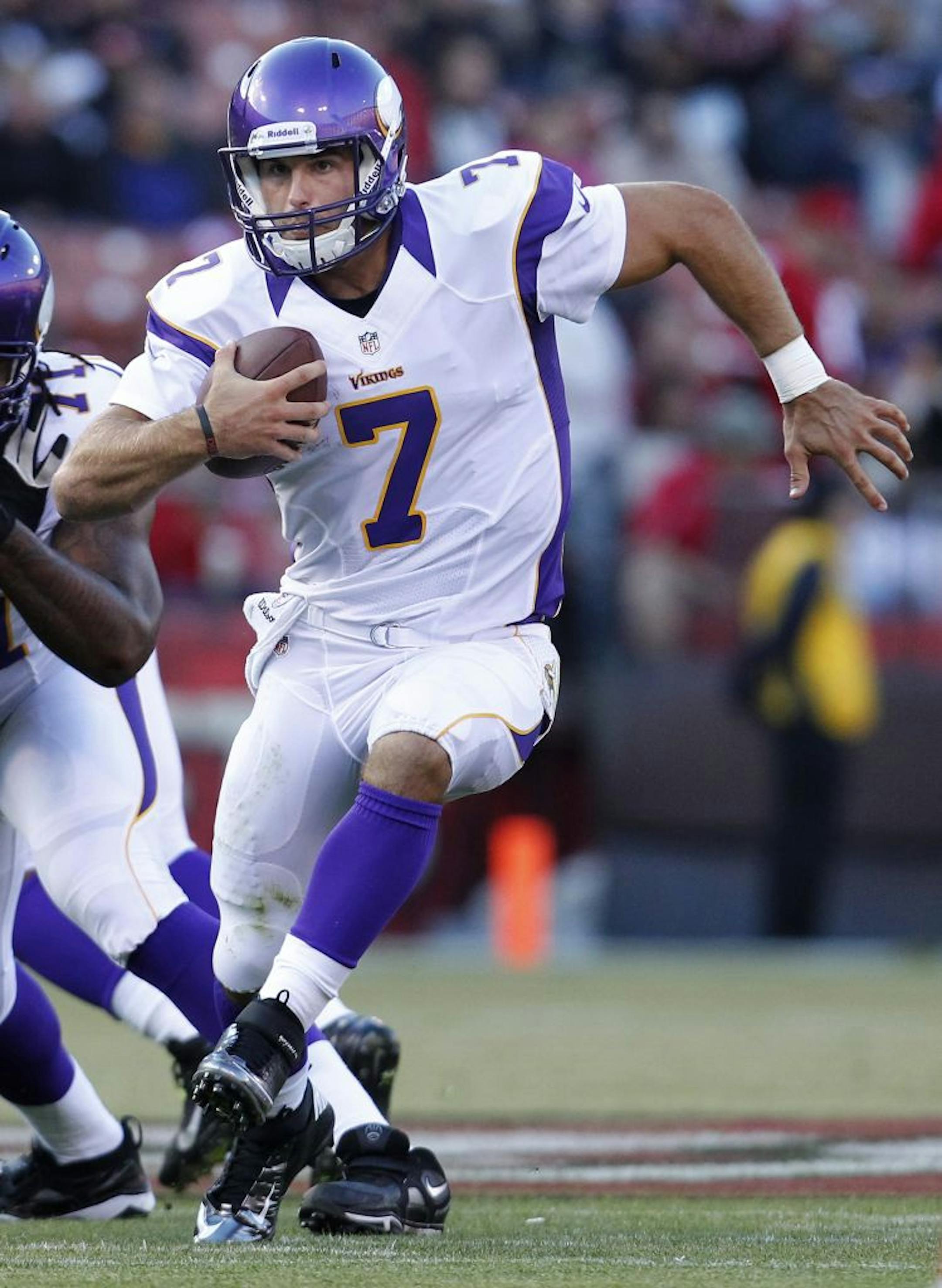 Vikings quarterback Christian Ponder