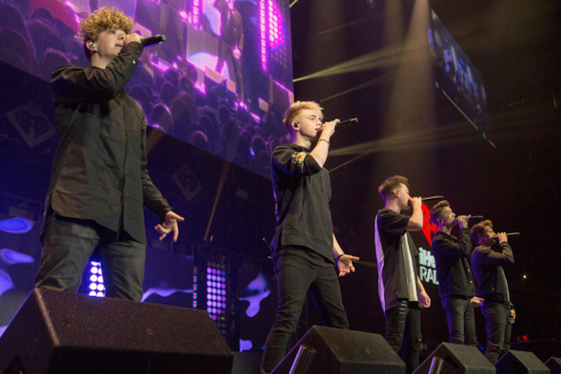 Boy band Why Don't We also briefly performed at the KDWB Jingle Ball in 2017. / Matt Blewett, Star Tribune file