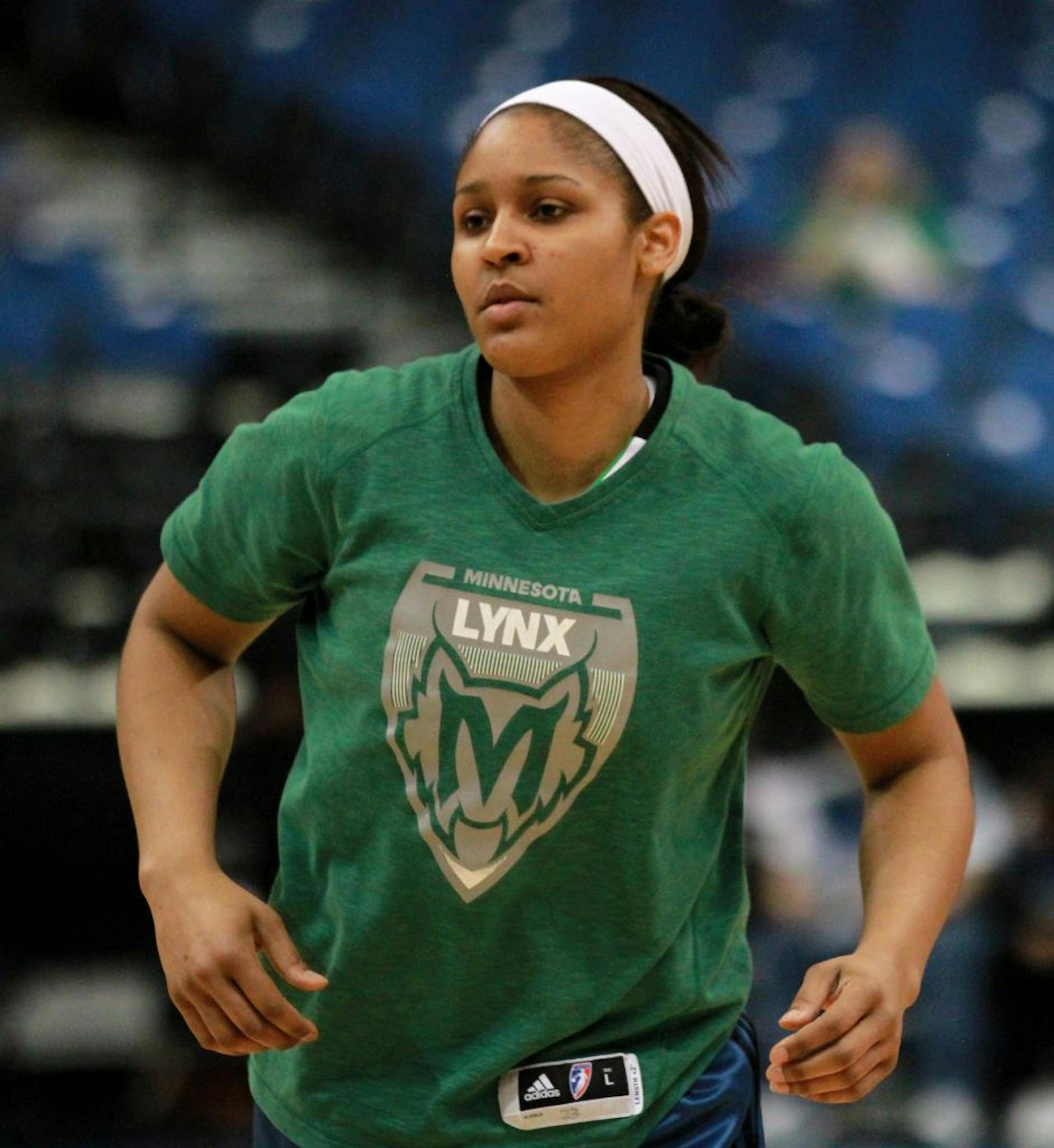 Lynx star Maya Moore seems to be able to score at will on the other side of the world.