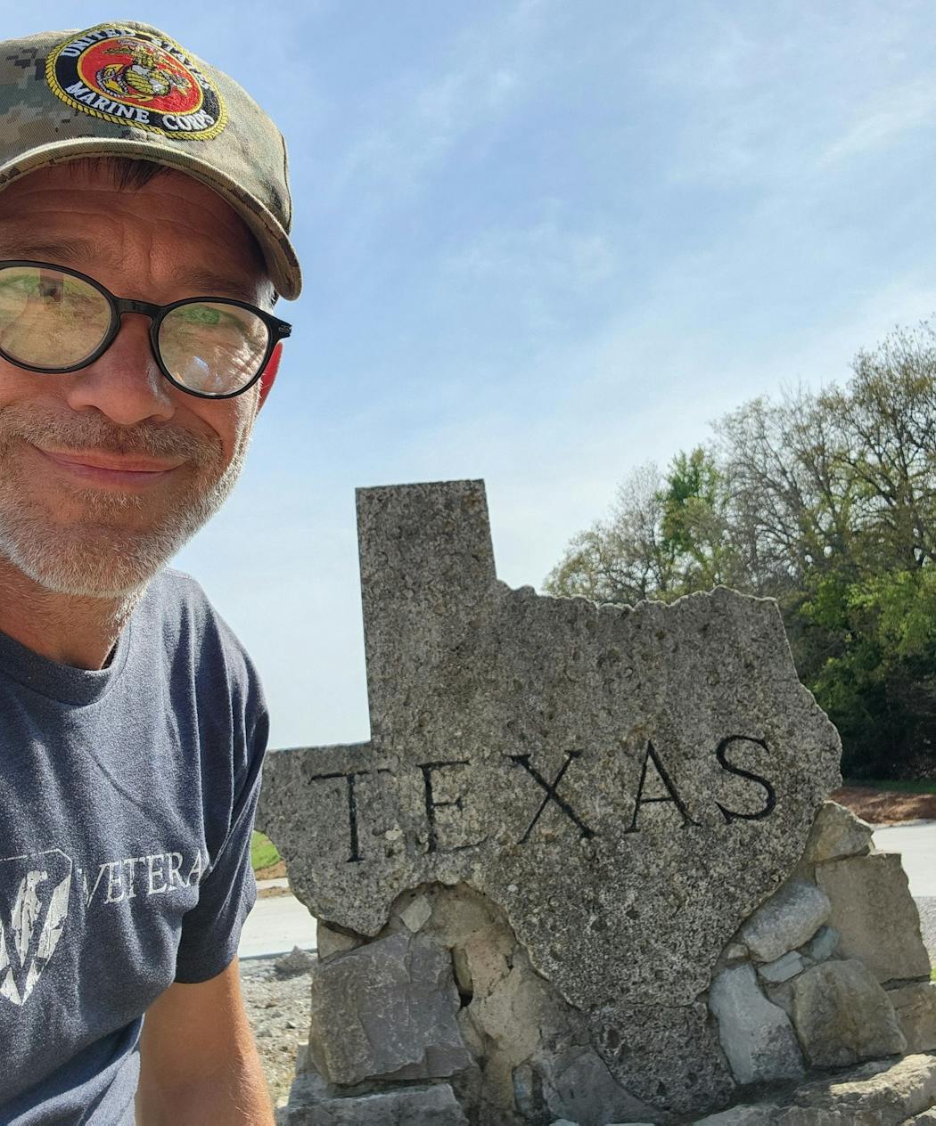 Daniel Crawford walked to Texas to raise awareness of 23rd Veteran, a program that helps vets deal with lingering trauma.