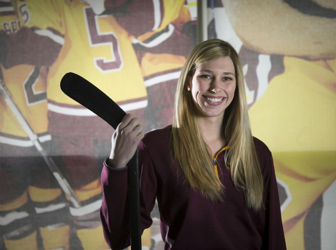 Gopher hockey star Rachel Ramsey photographed at Ridder Arena at the University of Minnesota in Minneapolis, Minn., on Thursday, March 12, 2015. ] RENEE JONES SCHNEIDER &#xef; reneejones@startribune.com