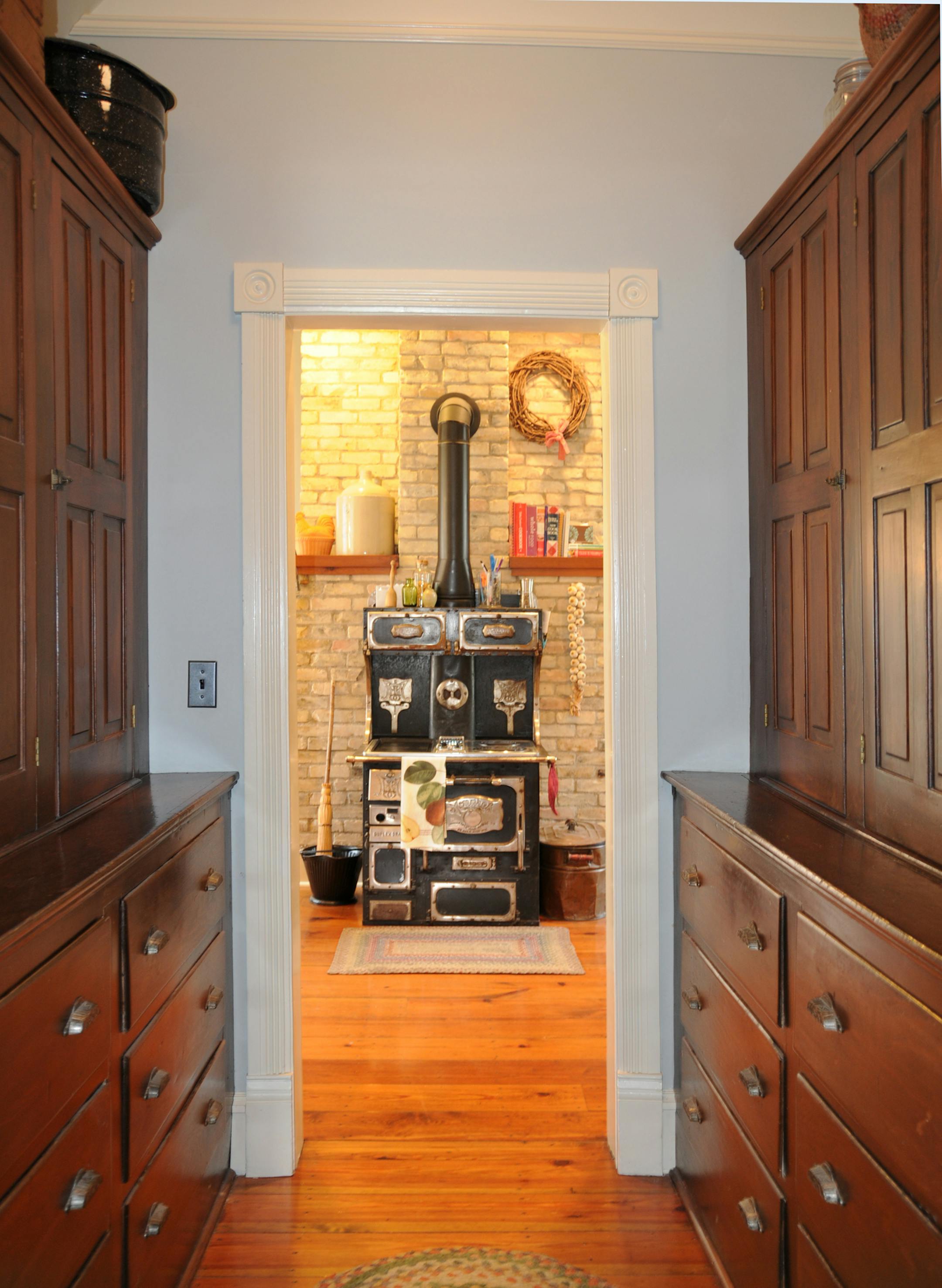 Butler's pantry in Victorian home in St. Anthony Park.