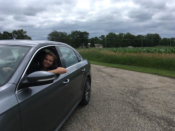 Jade Willaert, 16, traveled from Jordan to the cornfields of Glencoe, Minn., to take her driver's exam. She's lucky -- some Twin Cities youths are tra