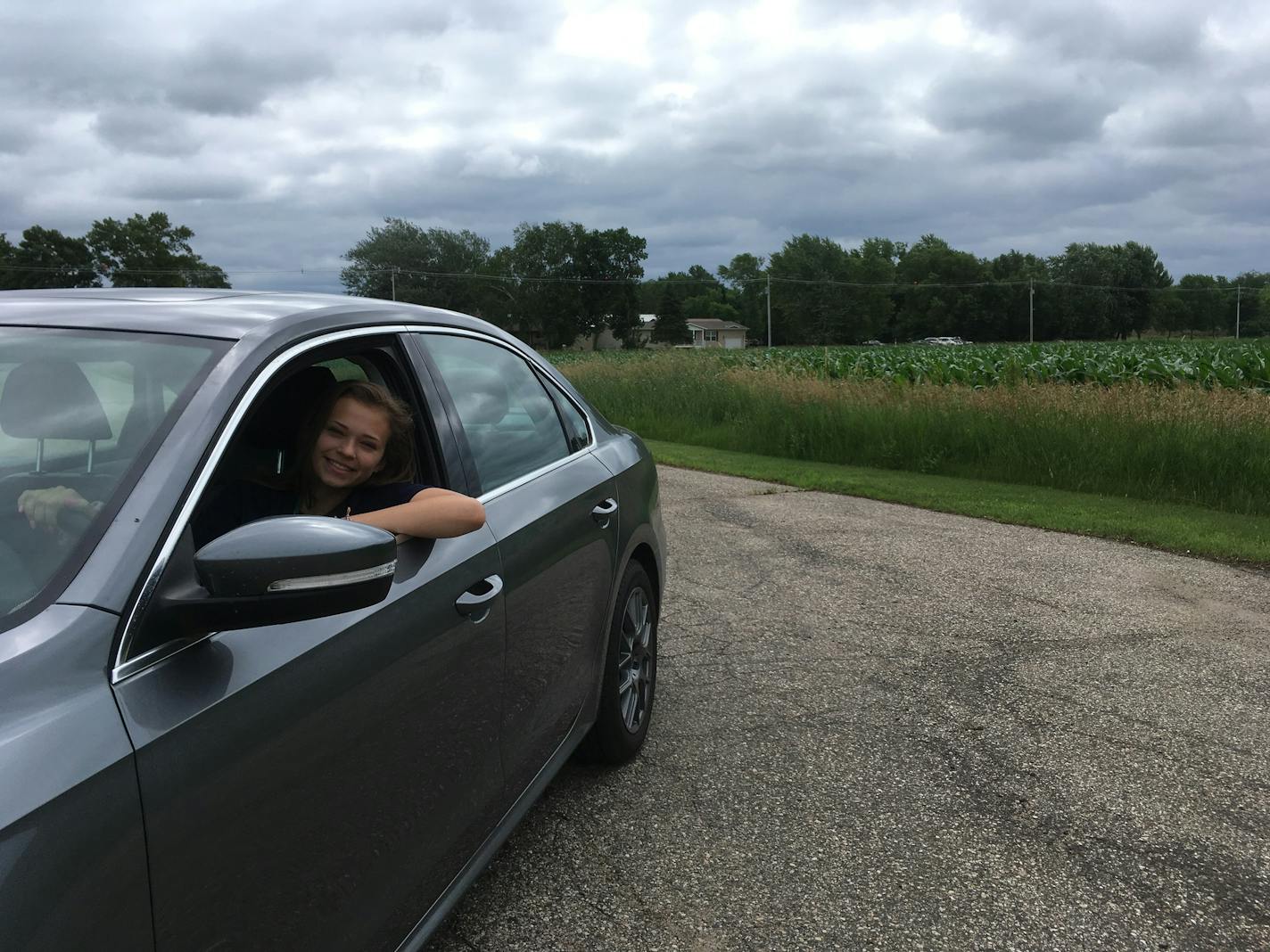 Jade Willaert, 16, traveled from Jordan to the cornfields of Glencoe, Minn., to take her driver's exam. She's lucky -- some Twin Cities youths are traveling hundreds of miles to take their driver's tests