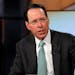 AT&amp;T Chairman &amp; CEO Randall Stephenson is interviewed by Maria Bartiromo during her "Mornings with Maria Bartiromo" program on the Fox Busines