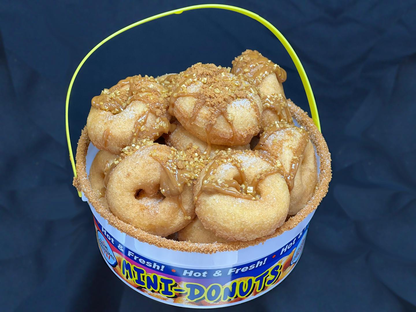 Cookie Butter Crunch Mini Donuts from Mini Donuts & Cheese Curds.