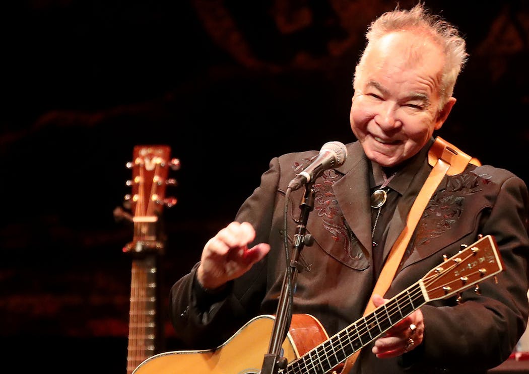 Songwriting legend John Prine performed with his band at Northrop at the University of Minnesota in Minneapolis.