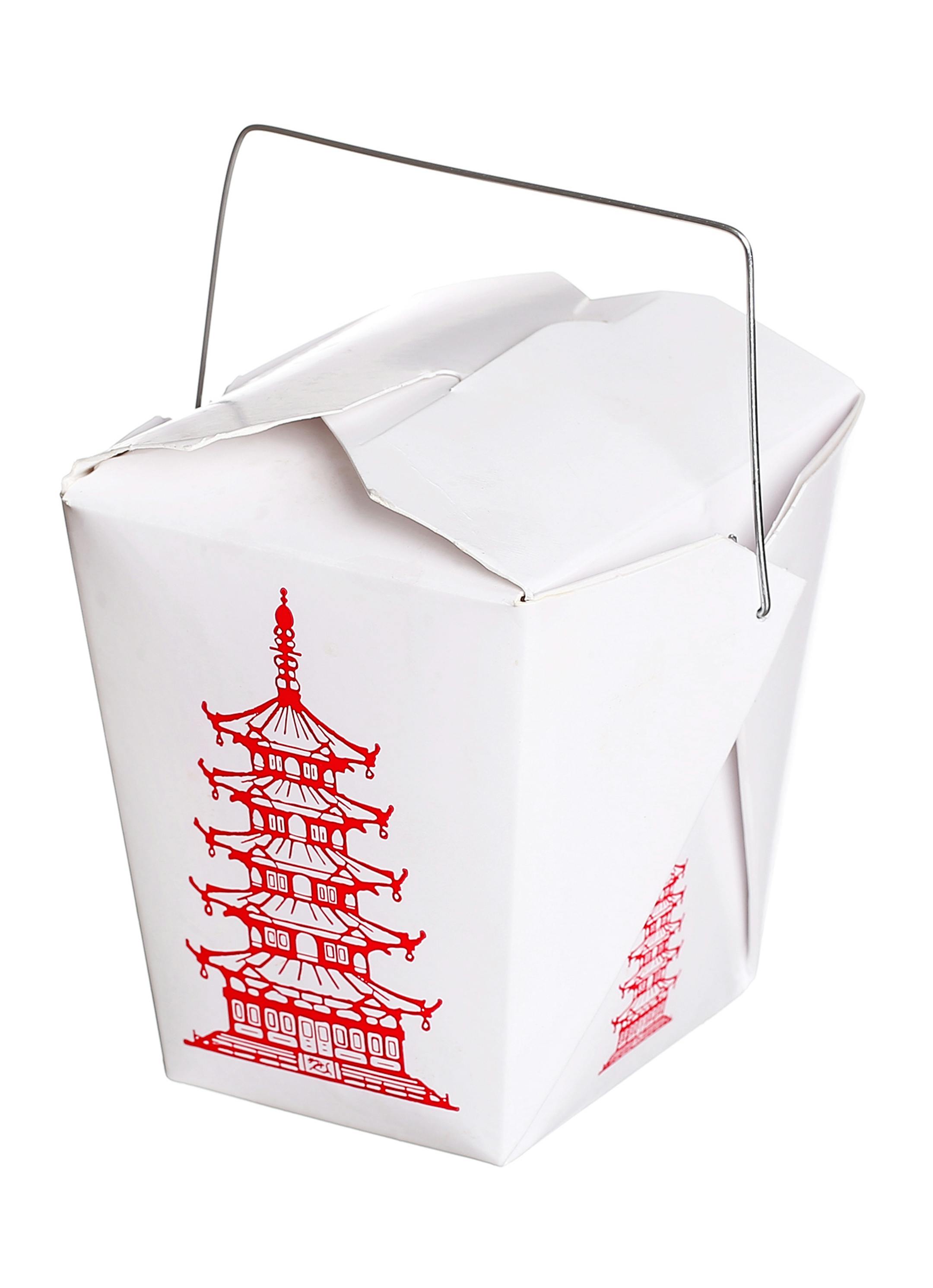 chinese food box container isolated on white background from istock