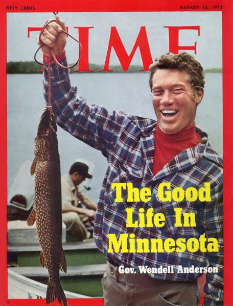 August 13, 1973, TIME magazine cover shows then Minnesota Gov. Wendell Anderson. Photo taken by Dan McCoy.