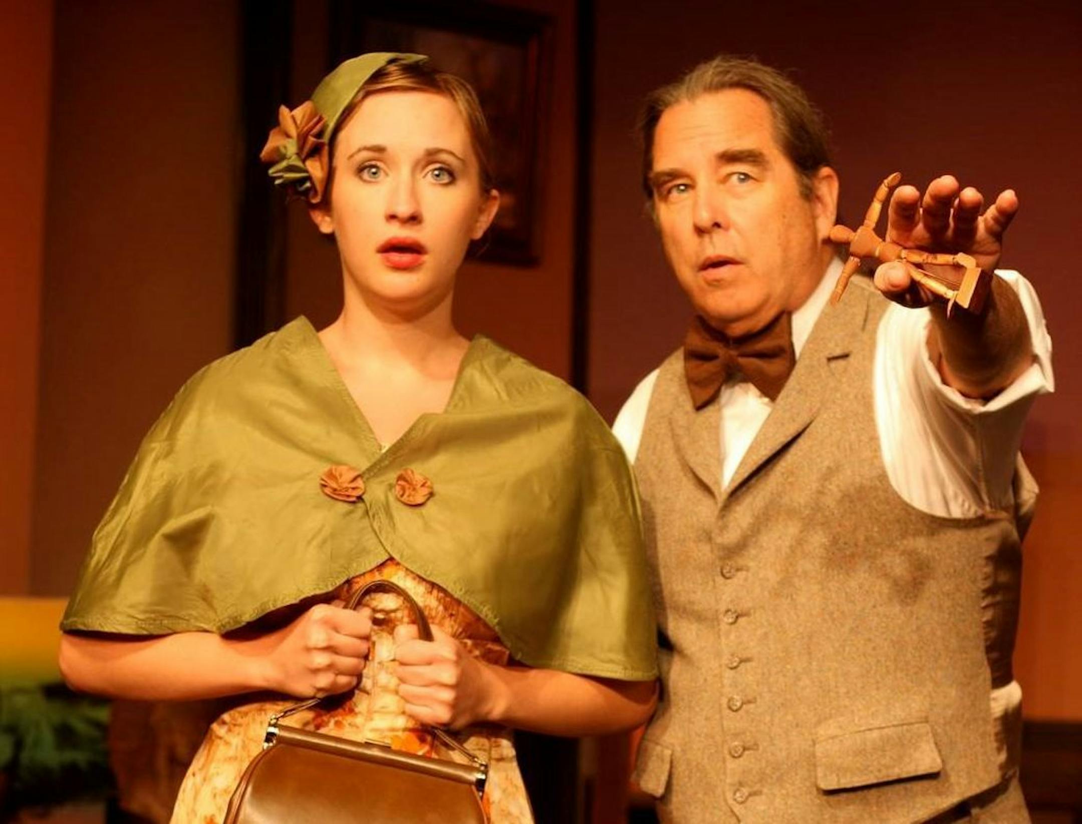Emily and Beau Bridges in ìActing: The First Six Lessons.î (photo courtesy of Emily Bridges)