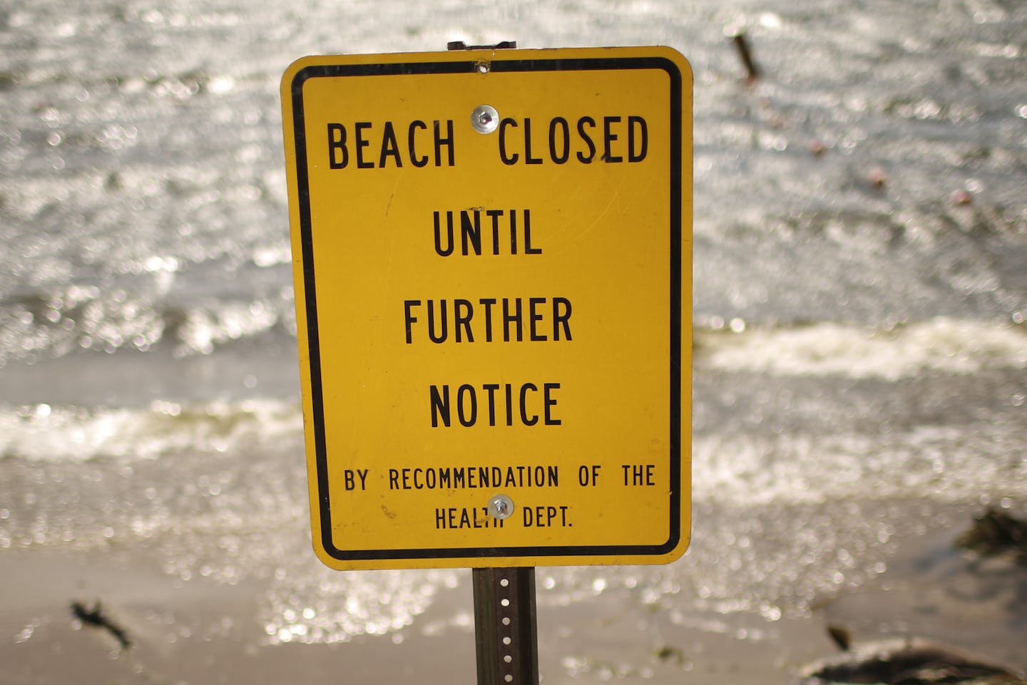Sewage release closes beach at Lake Gervais County Park