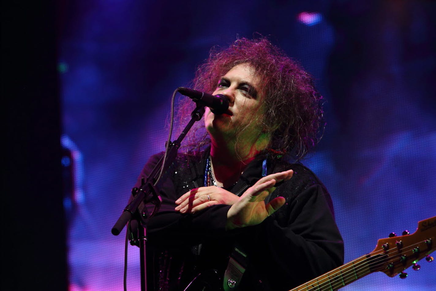 Robert Smith and the Cure at the 2013 Austin City Limits Music Festival.