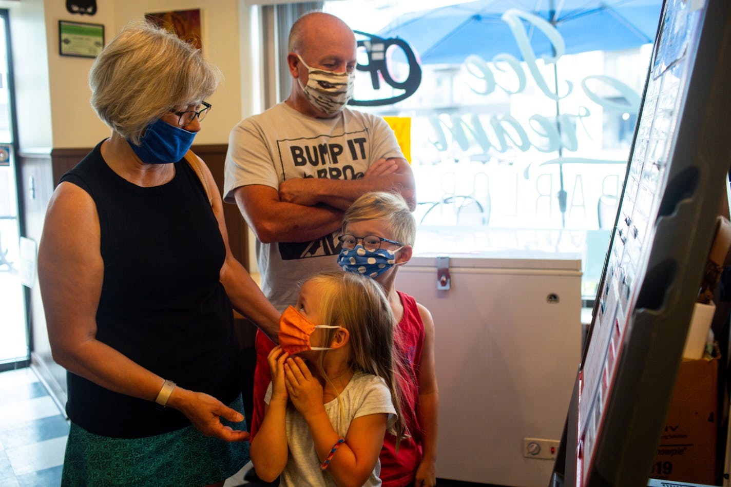 [The town of Forest Lake was photographed after a statewide mask-wearing order went into effect Saturday, July 25, 2020. NICOLE NERI ¥ Special to the Star Tribune