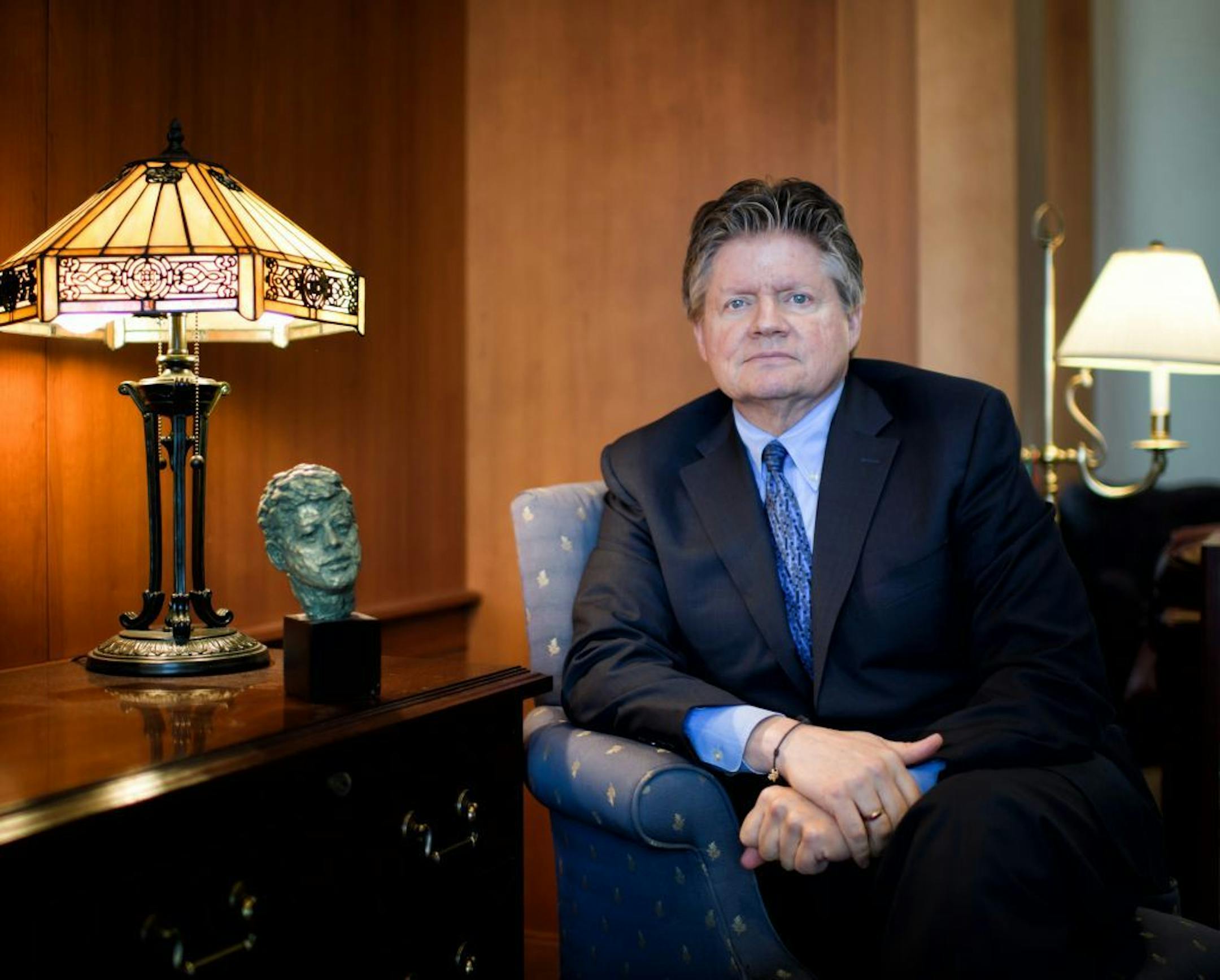 Judge John Tunheim in his chambers in the U.S. District Court, Minneapolis.