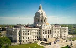 A view of the Minnesota State Capitol on May 16, 2019.