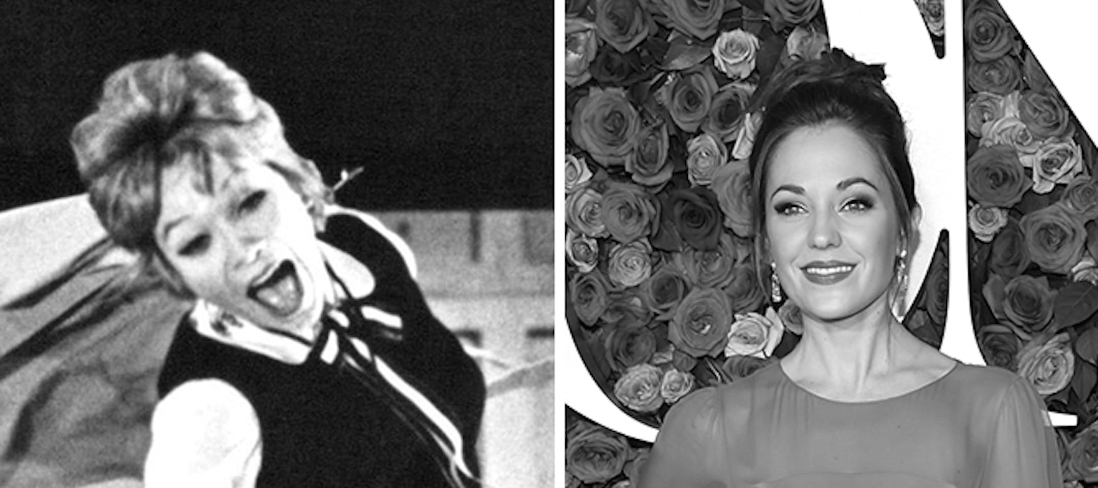 Shirley MacLaine in Bob Fosse's "Sweet Charity" and Burnsville native Laura Osnes, who plays MacLaine in the FX mini-series "Fosse/Verdon."