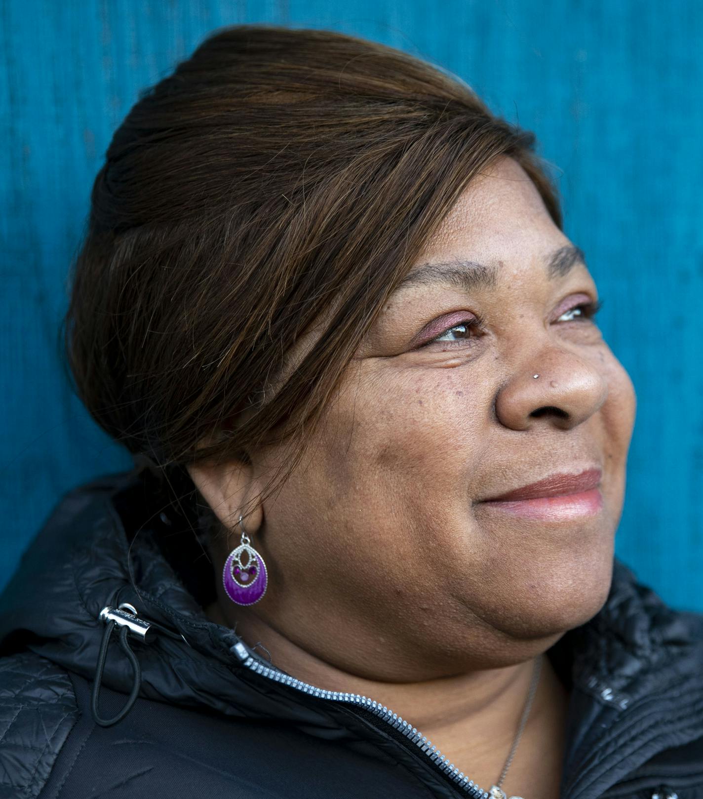 Janet Kennedy, Duluth's first African American council member, posed for a portrait on Central Ave. in West Duluth. Kennedy was elected Tuesday night..]
ALEX KORMANN &#x2022; alex.kormann@startribune.com Janet Kennedy, Duluth's first African American council member, was elected Tuesday night. She posed for a portrait in West Duluth.