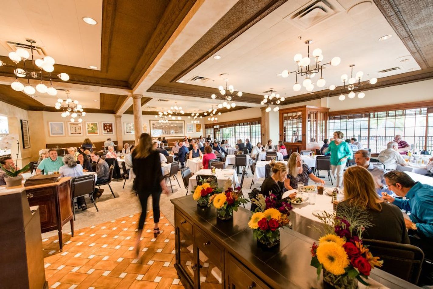 Campiello's newly renovated dining room.