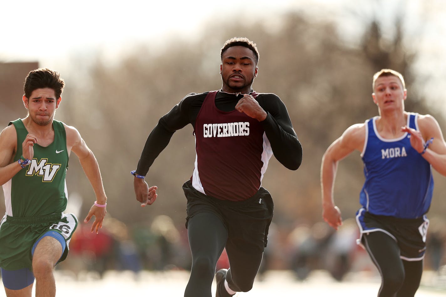 Keylan Jackson of St Paul Johnson is a front-runner in the 100 and 200 meters.