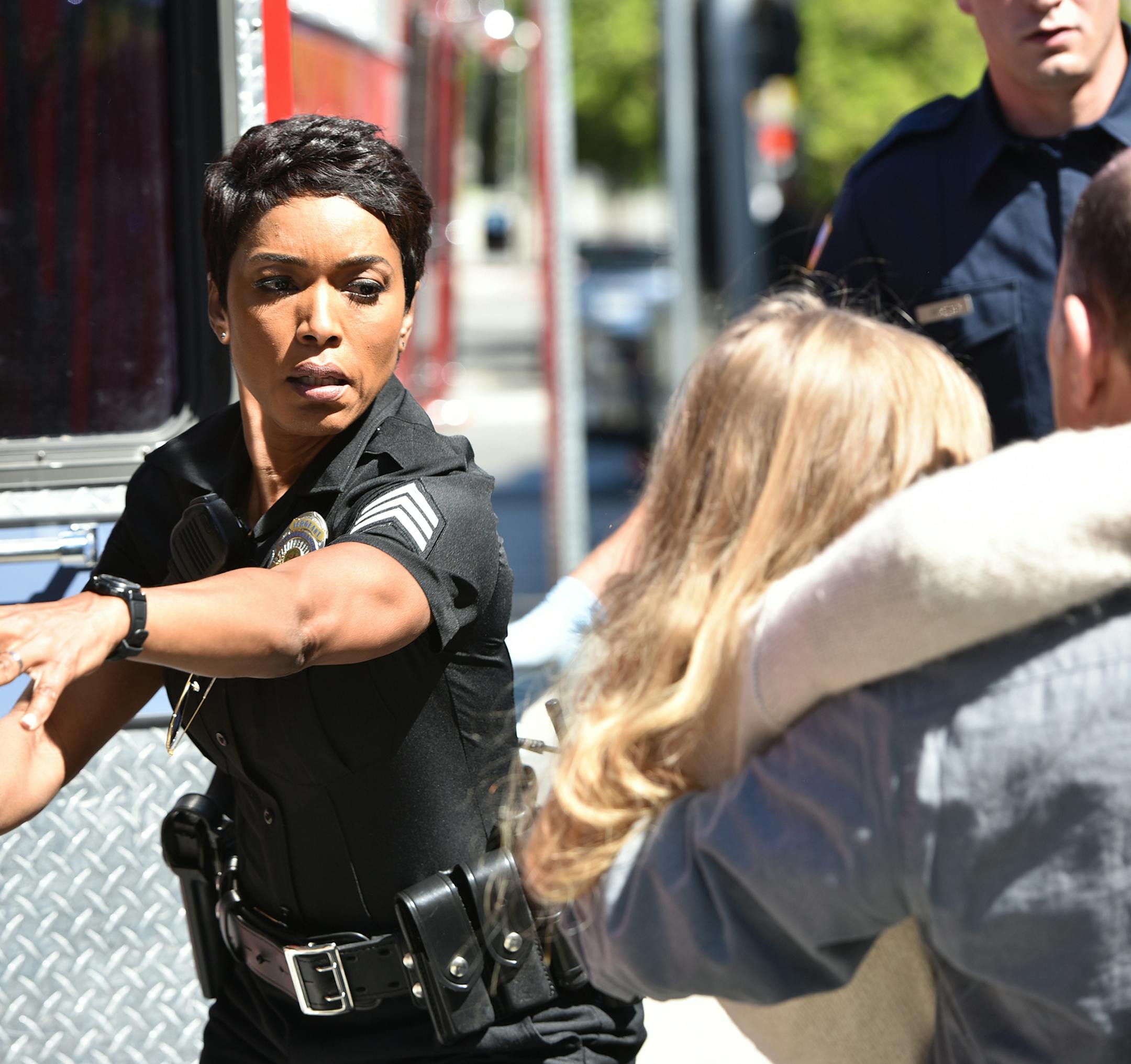 9-1-1: Angela Bassett in the series premiere episode of 9-1-1 airing Wednesday, Jan 3 (9:00-10:00PM ET/PT) on FOX. CR: FOX. © 2018 FOX Broadcasting.