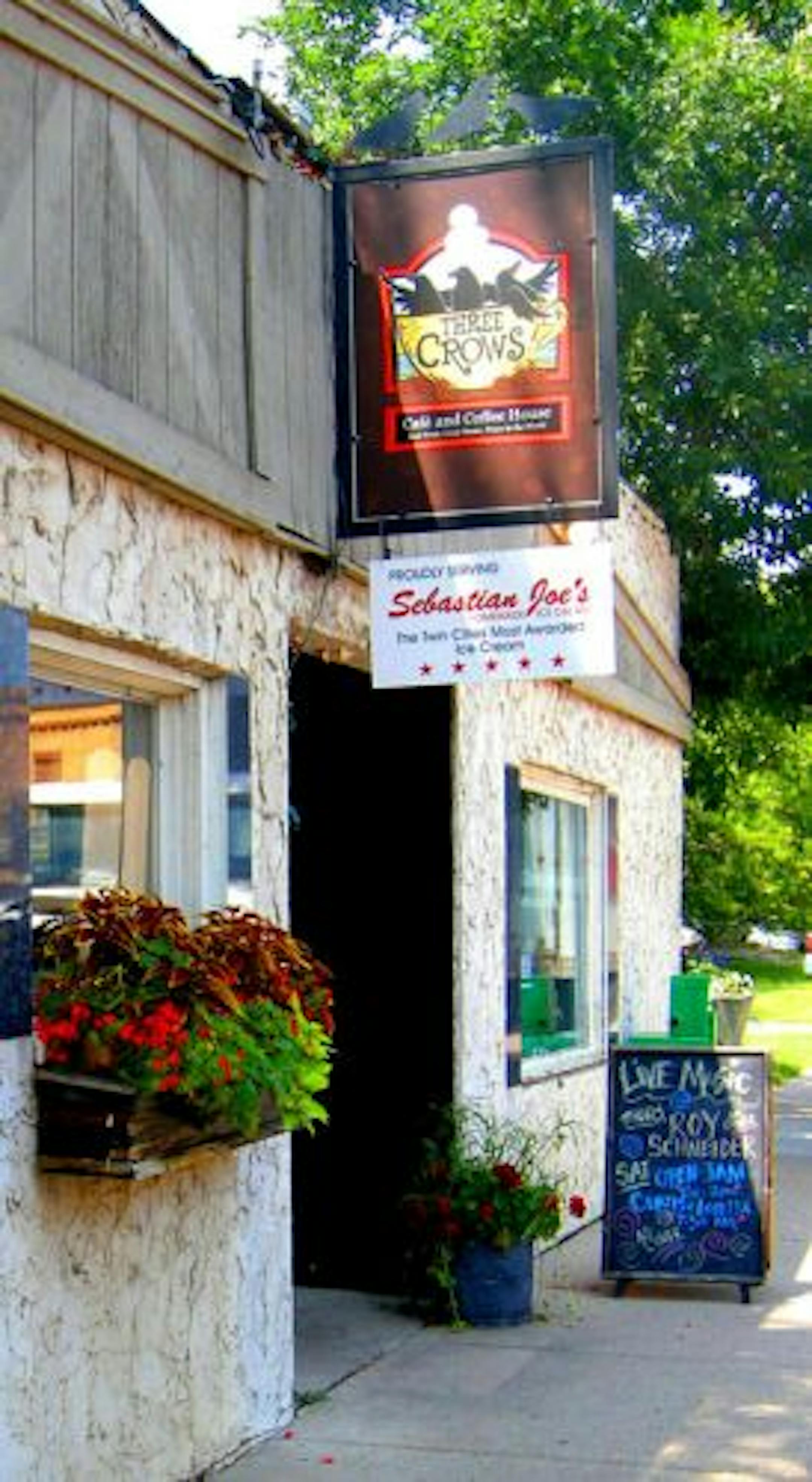 The Three Crow's Cafe and Coffee House in Delano.