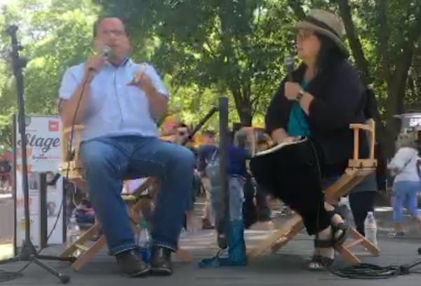 Minnesota Attorney General Keith Ellison, interviewed at the State Fair by Star Tribune editorial writer Patricia Lopez.