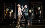 Aaron LaVigne, Tommy Sherlock and the company of the North American Tour of JESUS CHRIST SUPERSTAR. Photo by Matthew Murphy.