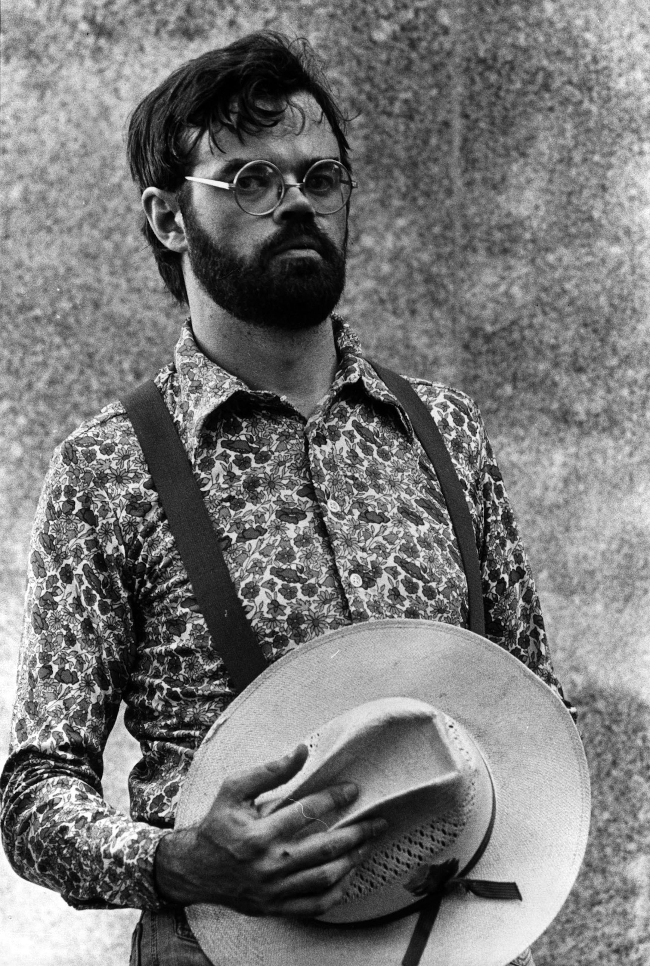 Garrison Keillor promotional photo from the early days of "A Prairie Home Companion" radio show.