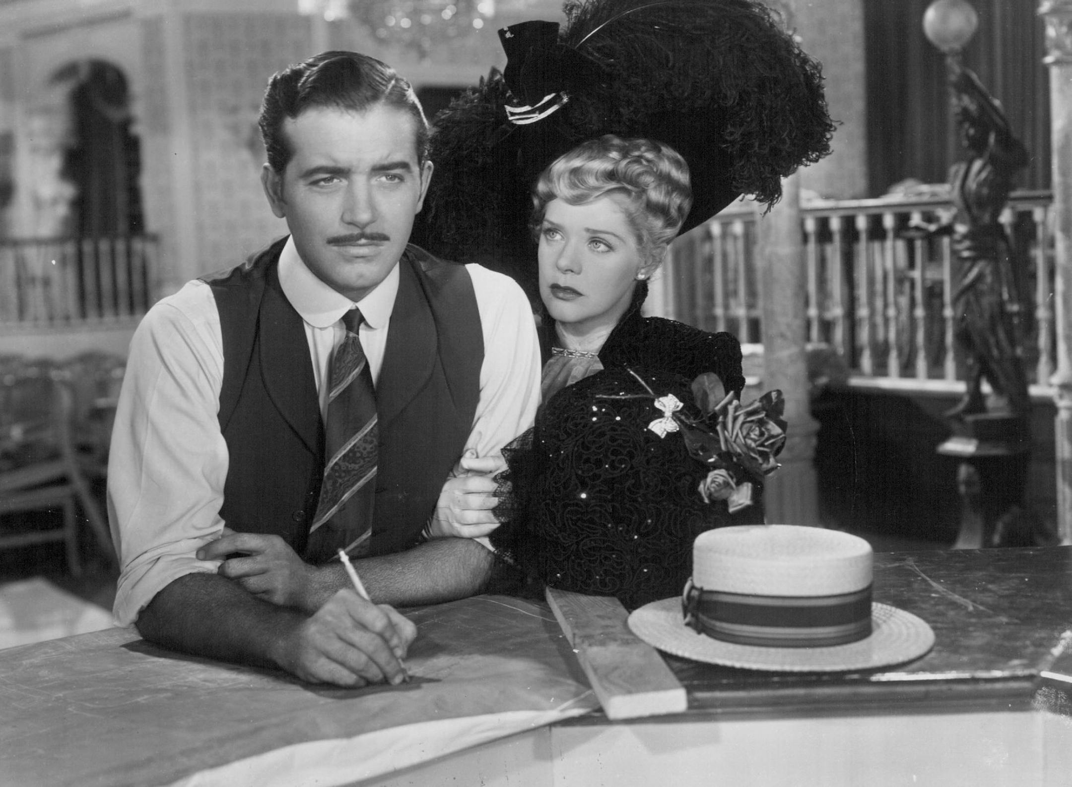 John Payne and Alice Faye in 1943's "Hello, Frisco, Hello."