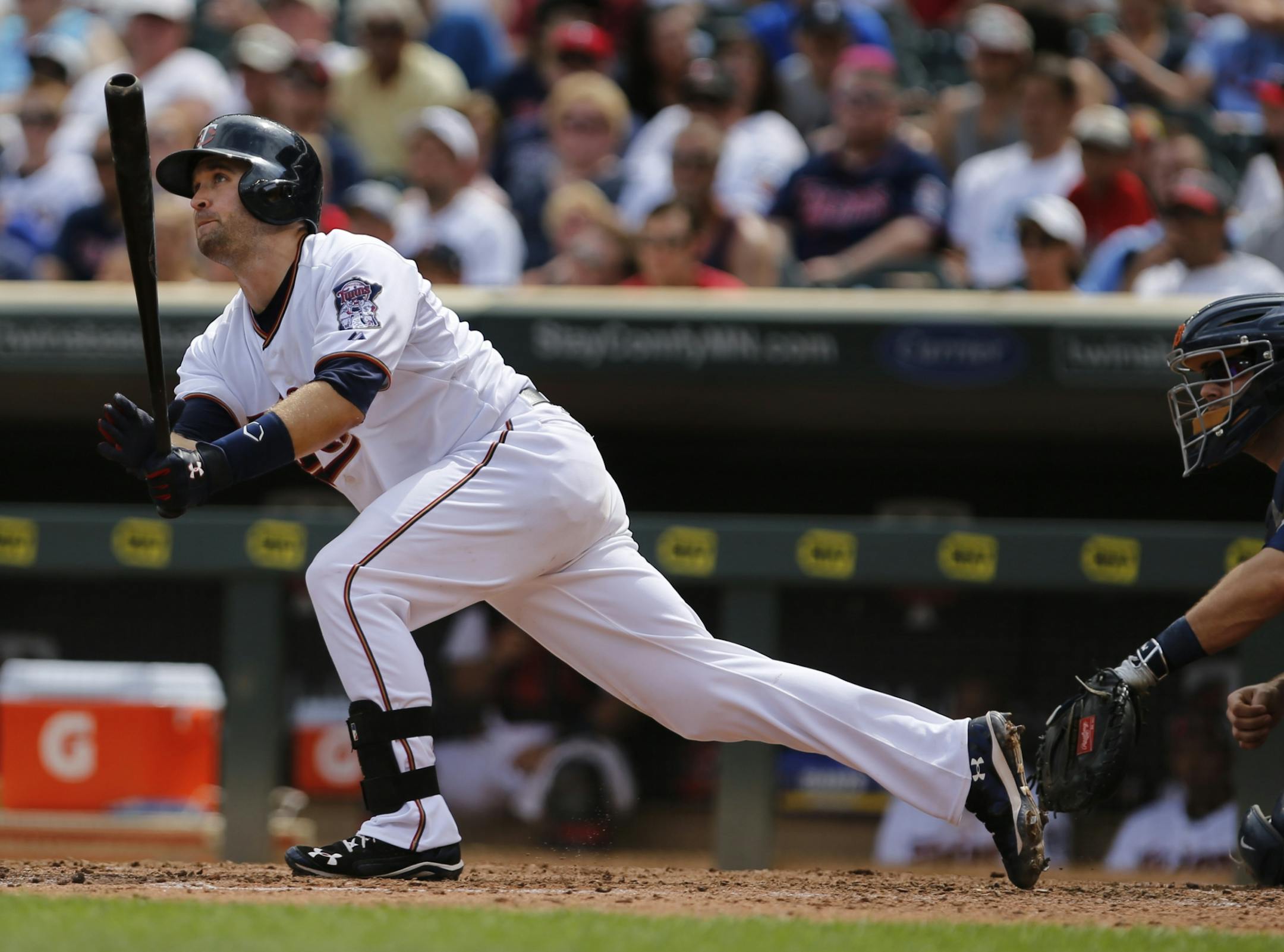 Brian Dozier is on pace to hit 35 home runs in 2015.