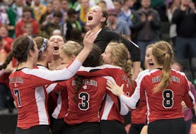 Belle Plaine's volleyball team of 2015 is among state champions produced by the Minnesota River Conference.