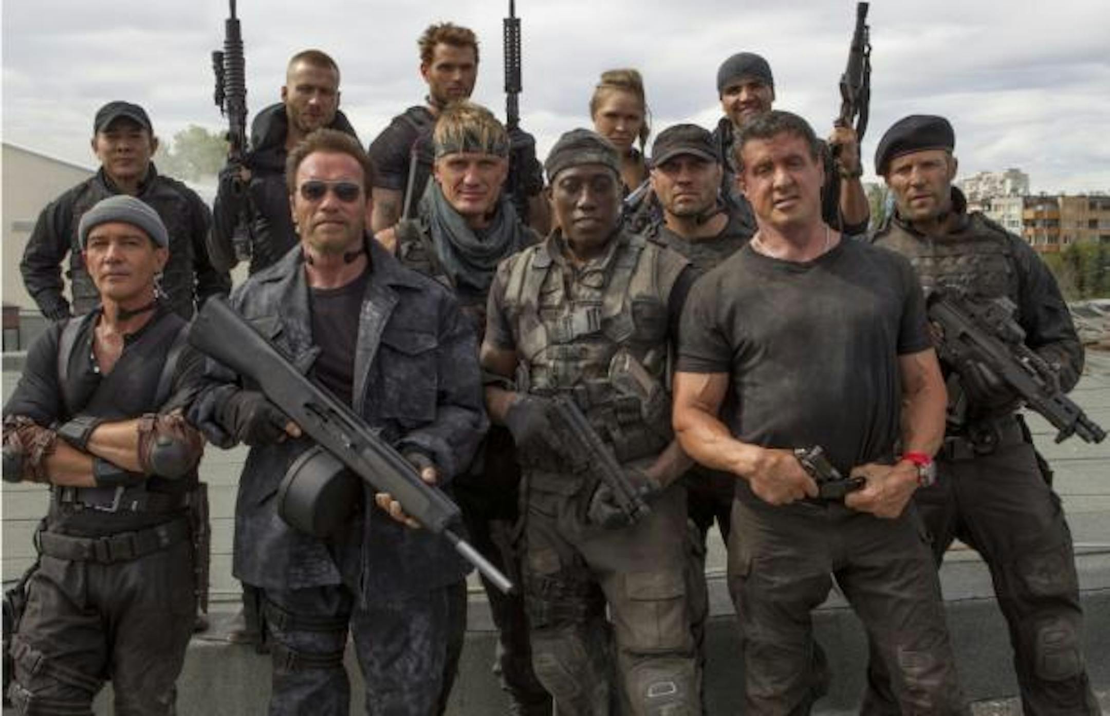 The cast of "The Expendables 3."