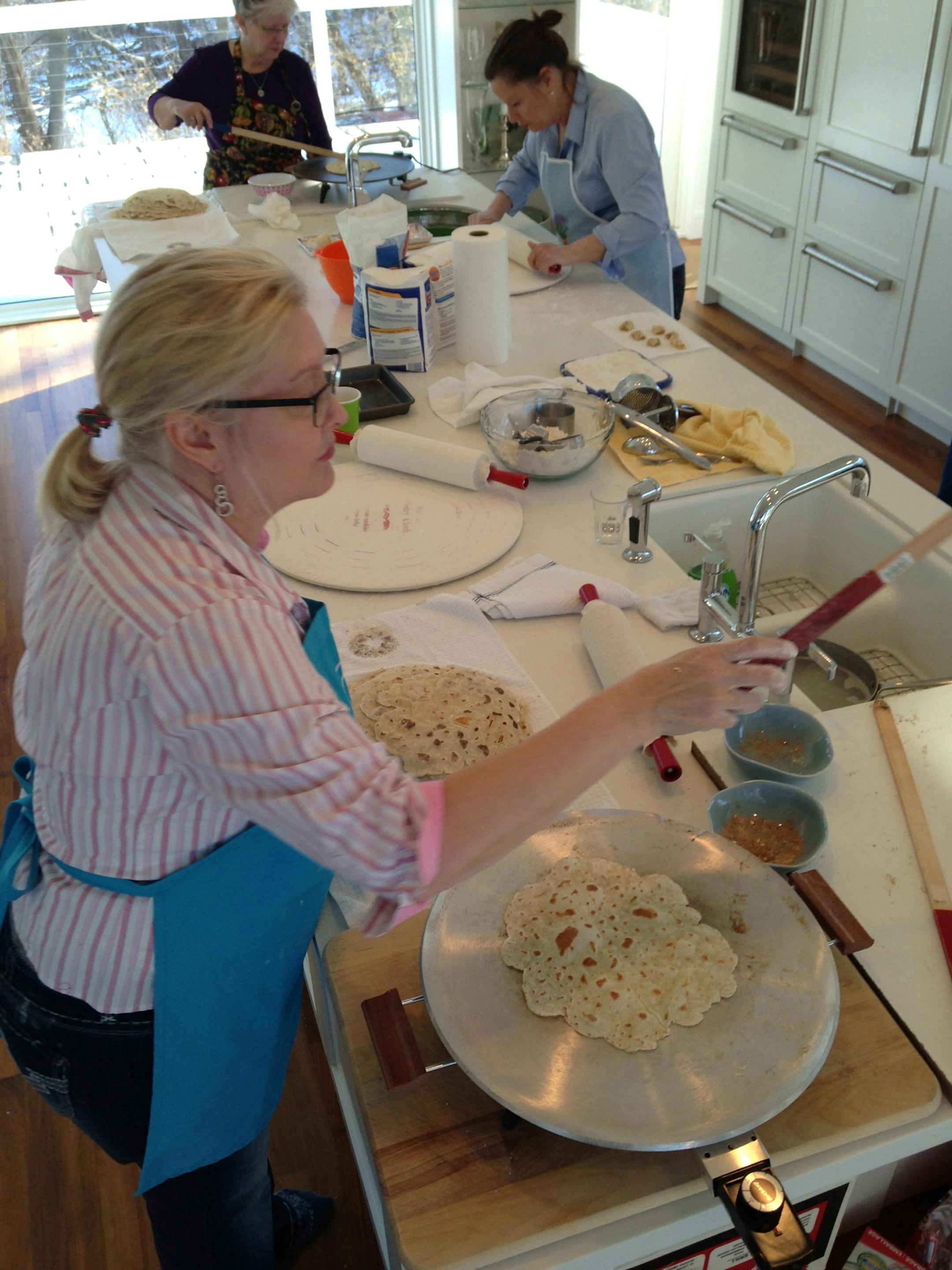 Making lefse