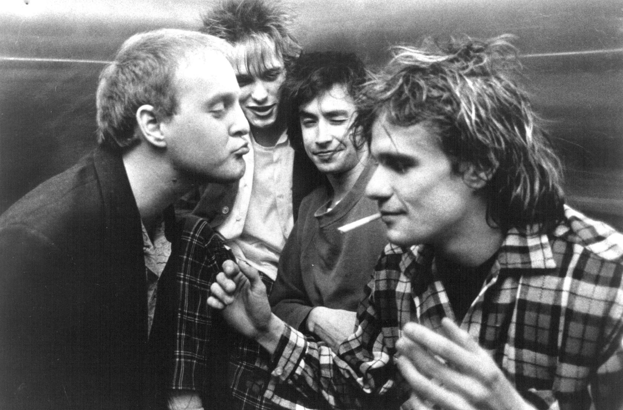 The Replacements Left to Right: Bob Stinson (Lead Guitar), Tommy Stinson (Bass), Chris Mars (Drums), Paul Westerberg (Rhythm Guitar, Vocals). Dan Corrigan, Twin Tone Records ORG XMIT: MIN2014081315333061 ORG XMIT: MIN1409091321230901