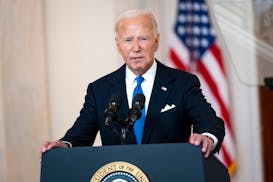 President Joe Biden at the White House on Monday. Biden’s campaign, in a release weeks before the federal filing deadline, says it had raised $127 m
