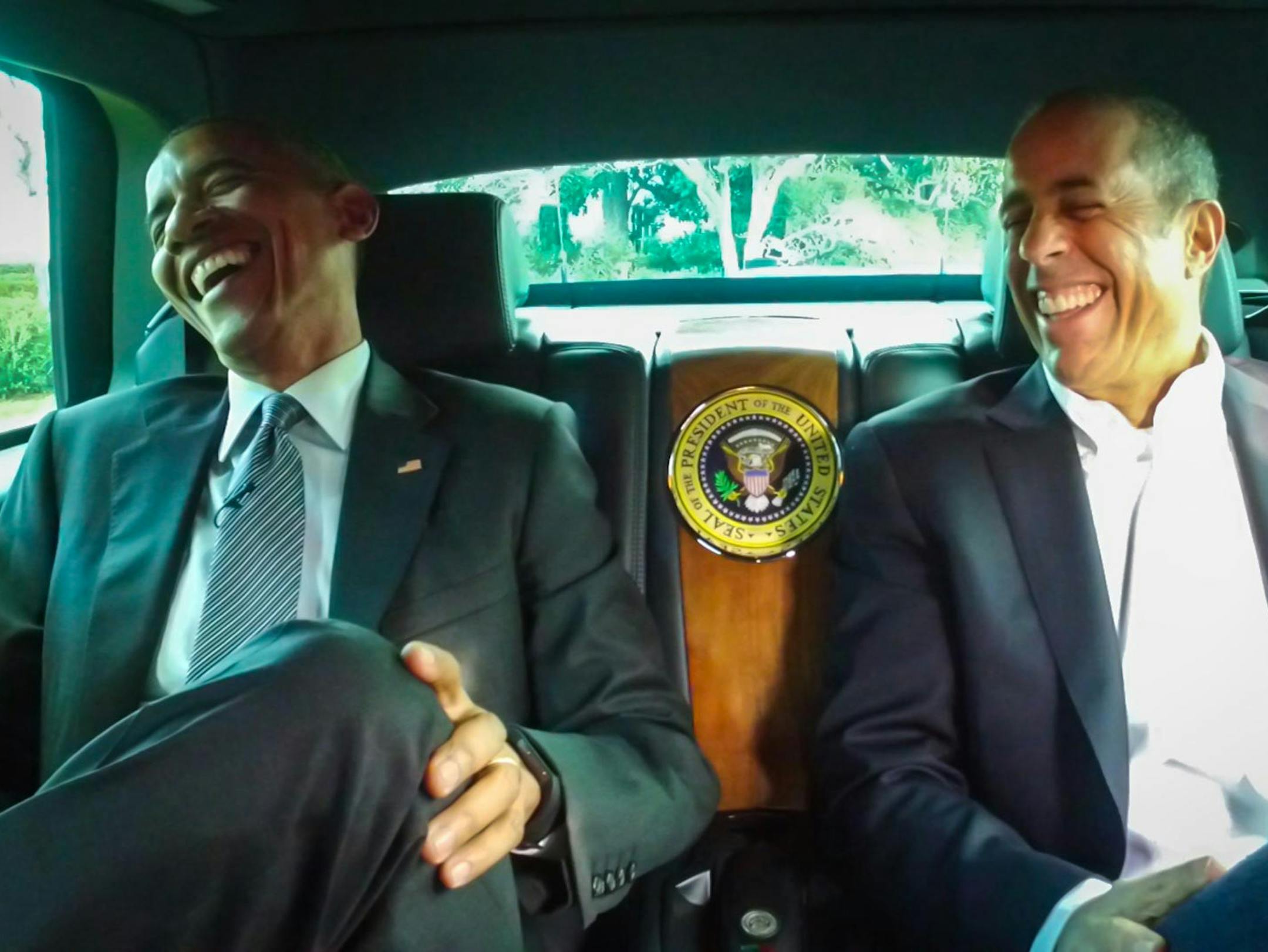 President Barack Obama will be the first guest in the new season of Jerry Seinfeldís ìComedians in Cars Getting Coffeeî credit: Crackle