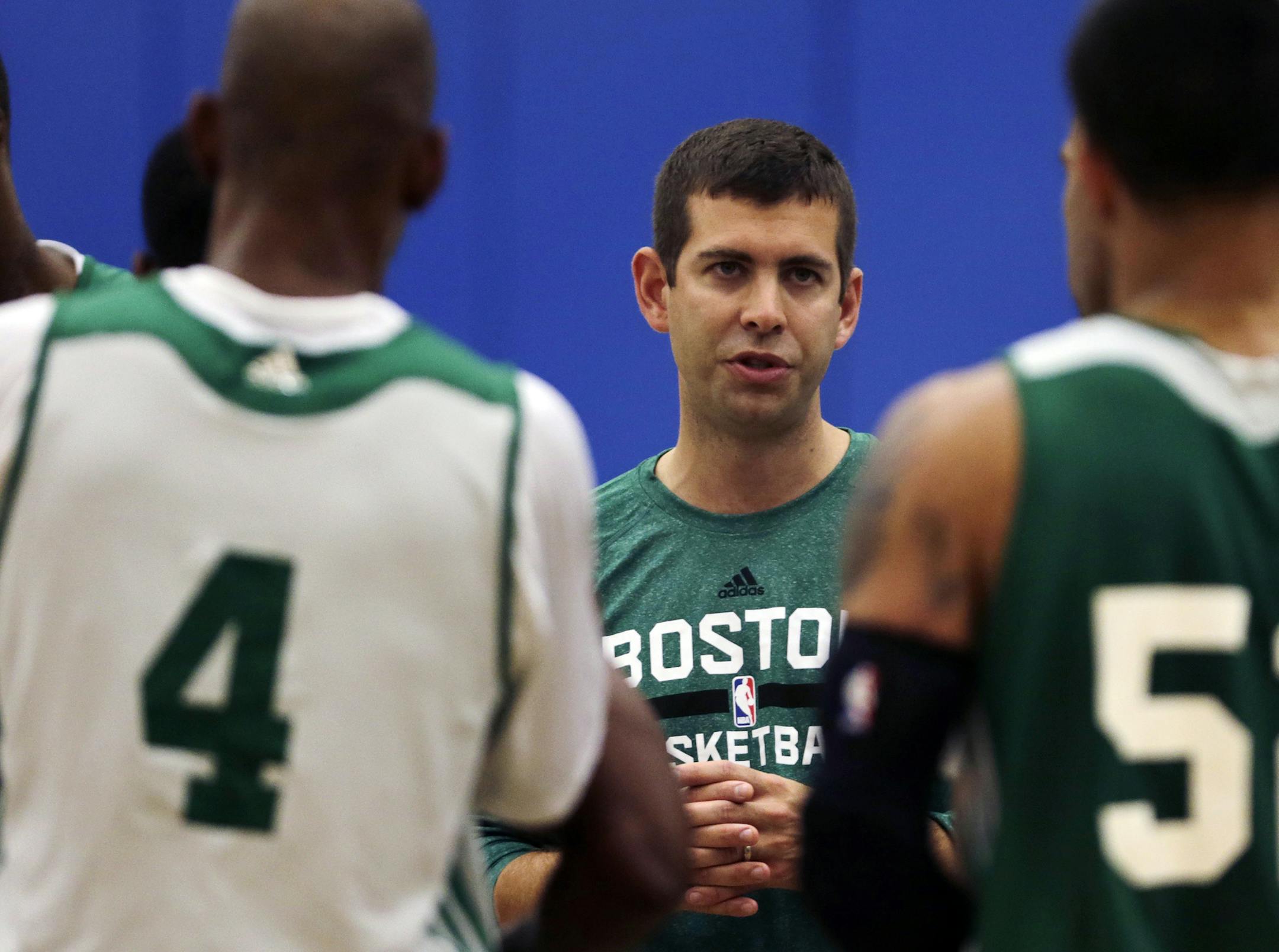 New Celtics coach Brad Stevens has taken on a precarious journey &#x2014; making the leap from college coaching into the NBA, where he is younger than some players.