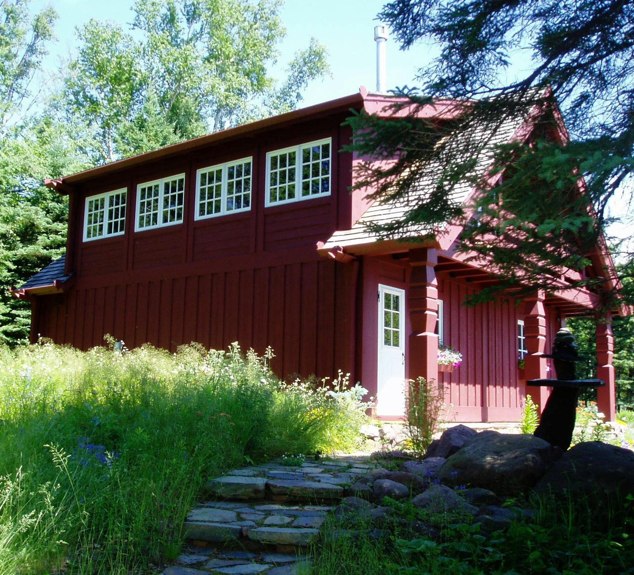 This cabin in Schroeder, Minn., designed by Edwin Lundie will be part of the Schroeder Lundie Vacation Home Tour.