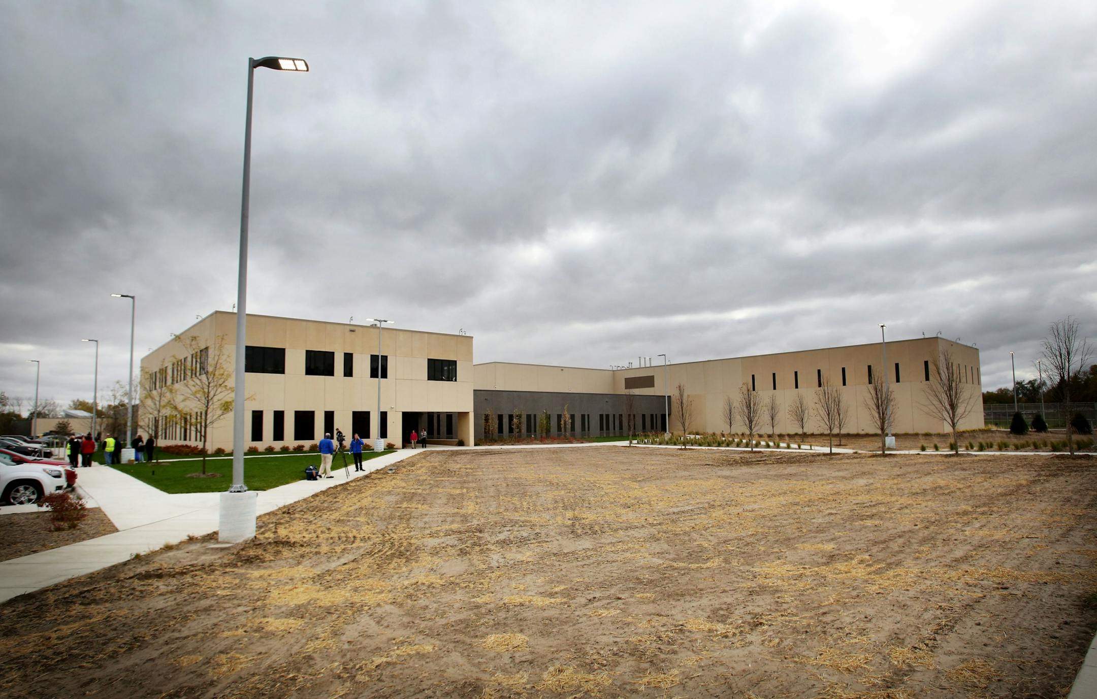 The Minnesota Security Hospital opened it's new $56 million facility to the public for a tour Wednesday, Oct. 12, 2016, in St. Peter, MN. Here, the exterior of the new $56 million facility.