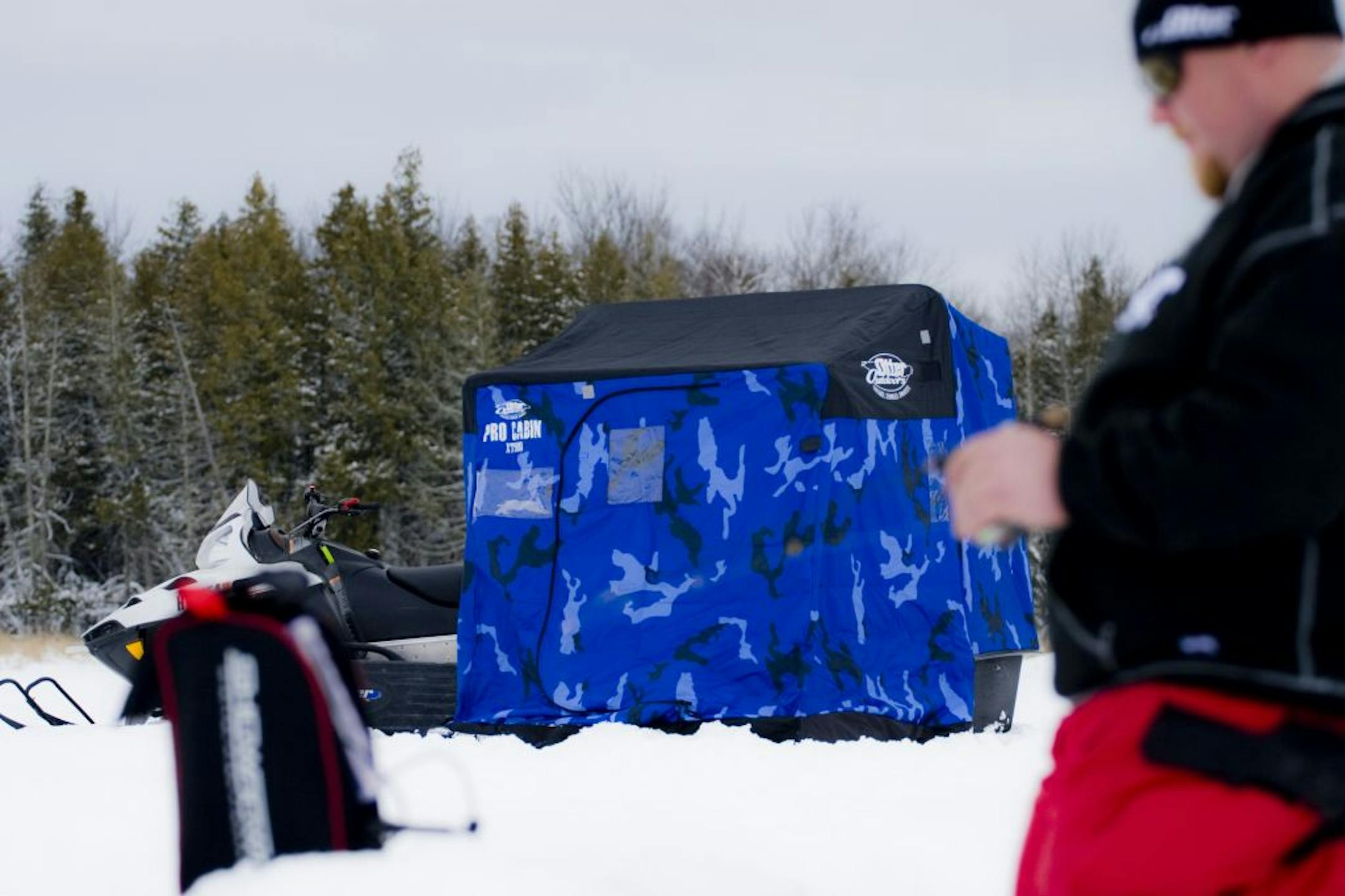 Otter makes portable ice-fishing houses and sleds for ice-fishing equipment.