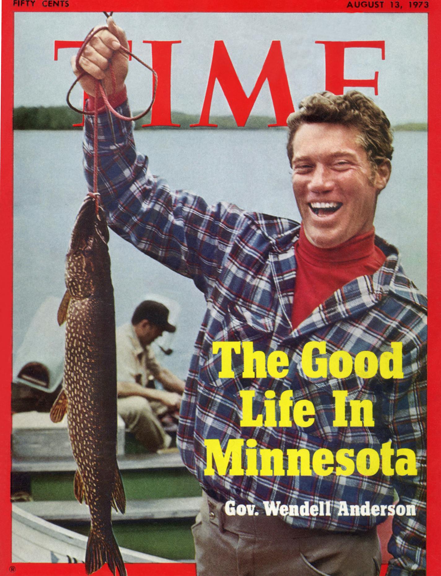 August 13, 1973, TIME magazine cover shows then Minnesota Gov. Wendell Anderson. Photo taken by Dan McCoy.