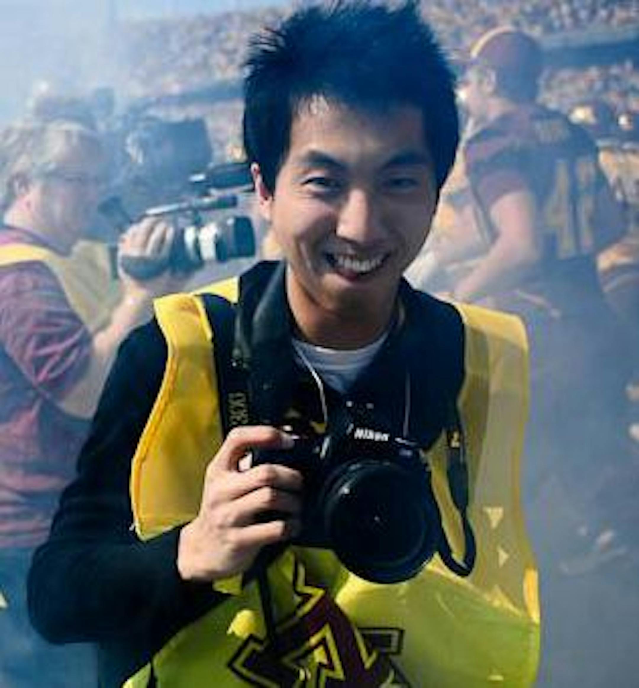 Anthony Kwan photographed a Gophers football game in 2011. Kwan worked as a staff photographer at the Minnesota Daily from 2010 to 2012. ] Mark Vancleave - mark.vancleave@startribune.com * Hok Chun “Anthony” Kwan was stopped at the Suvarnabhumi Airport on Sunday when authorities found a flak jacket and helmet in his carry-on luggage before he was to board a flight to Hong Kong. Kwan is being charged with possessing an illegal weapon, which could mean a prison sentence of up to five