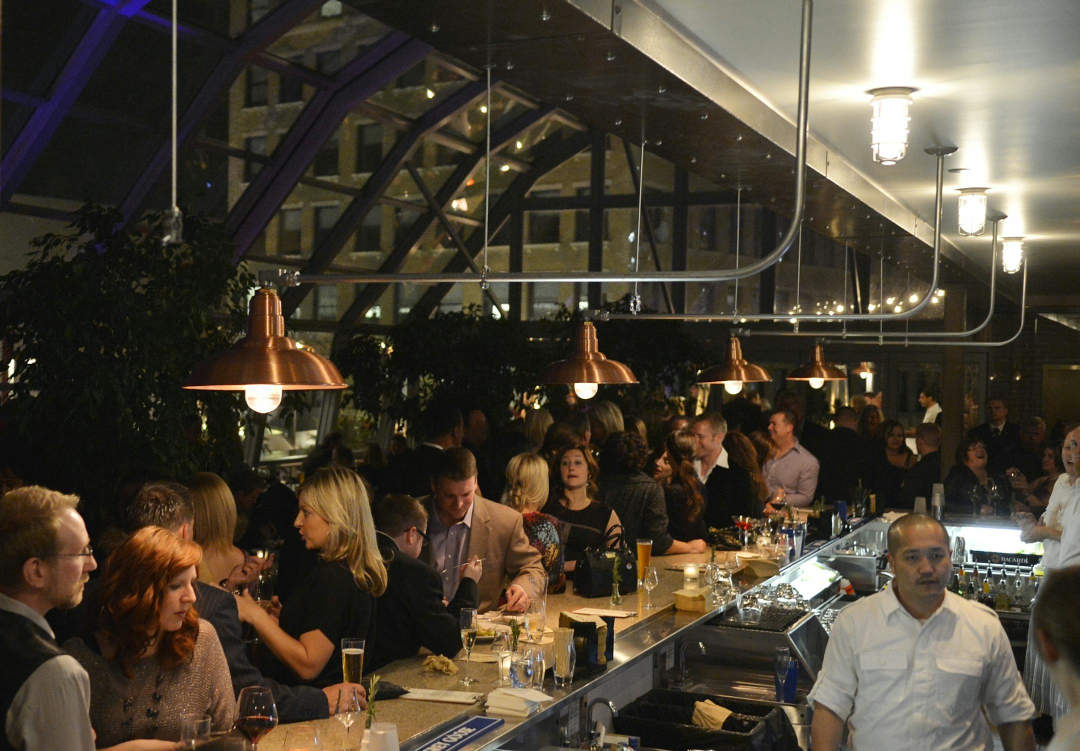 Union's rooftop patio offers a full kitchen and bar.