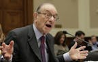 Former Federal Reserve Chairman Alan Greenspan testifies on Capitol Hill in Washington, Wednesday, April 7, 2010, before the Financial Crisis Inquiry 