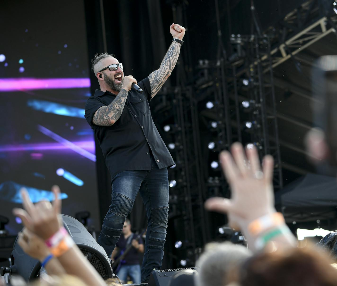 Chris Hawkey performed Friday night at the Twin Cities Summer Jam Festival at Canterbury Park. ] Aaron Lavinsky &#xa5; aaron.lavinsky@startribune.com The second day's of the Twin Cities Summer Jam Festival was held Friday, July 19, 2019 at Canterbury Park in Shakopee, Minn.