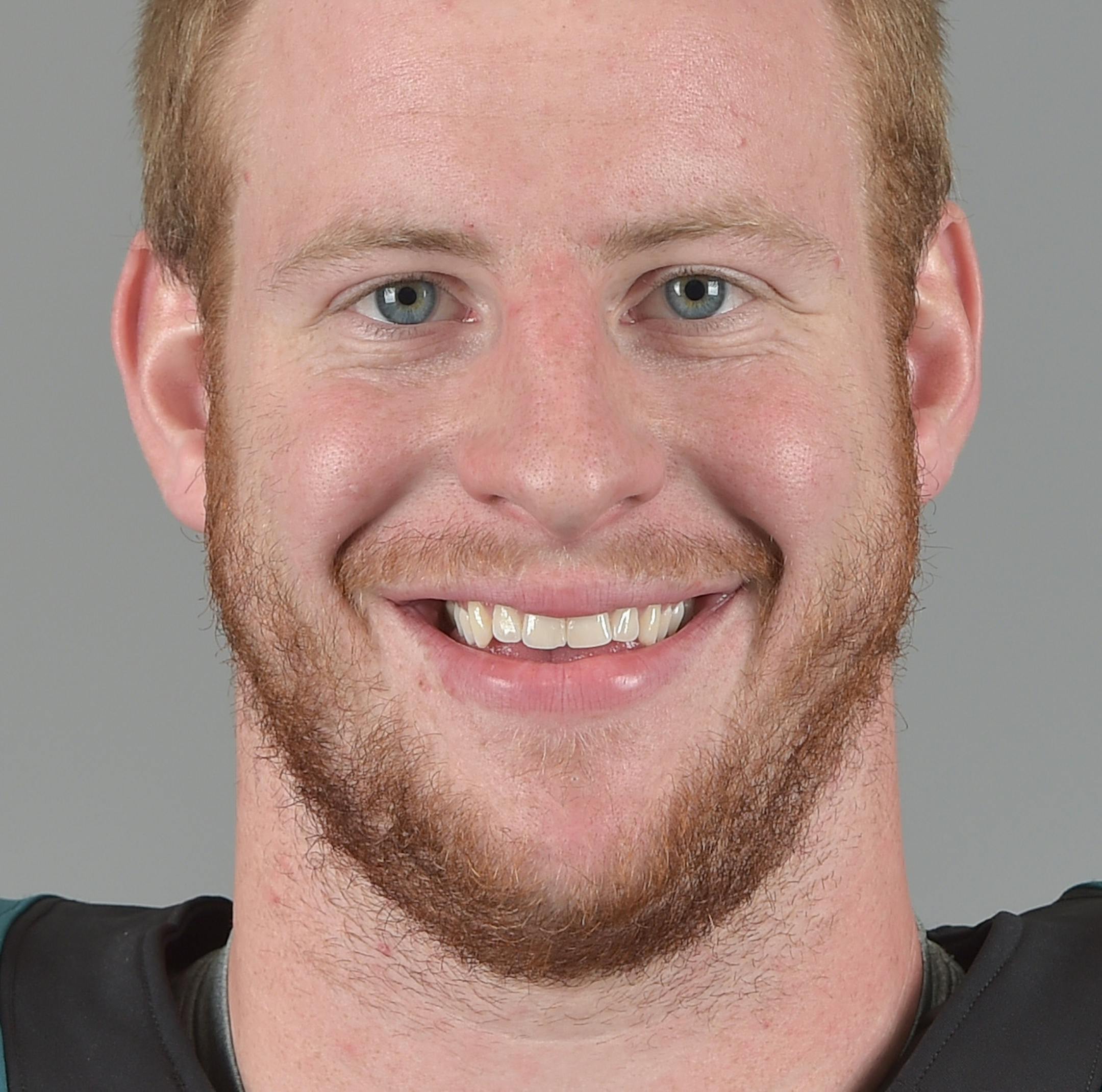 This is a 2016 photo of Carson Wentz of the Philadelphia Eagles NFL football team. This image reflects the Philadelphia Eagles active roster as of Monday, May 23, 2016 when this image was taken. (AP Photo) ORG XMIT: NFLHS16