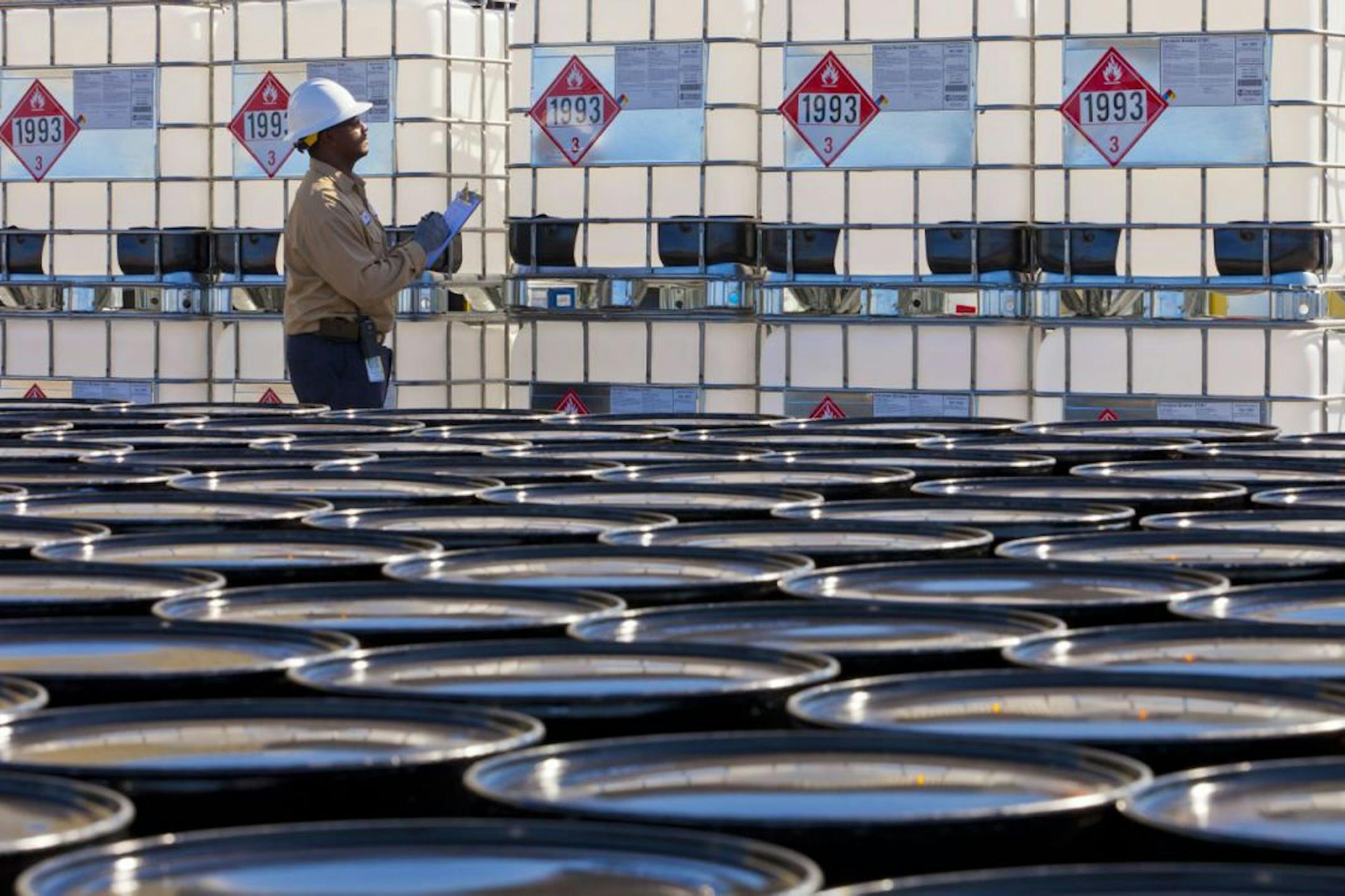 PHOTO COURTESY CHAMPION TECHNOLOGIES. Fresno plant worker.