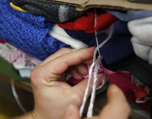 Richard Tsong-Taatarii/rtsong-taatarii@startribune.com
Value Village, some donated clothing is baled and sold by the pound to used clothing giant Ragstock.