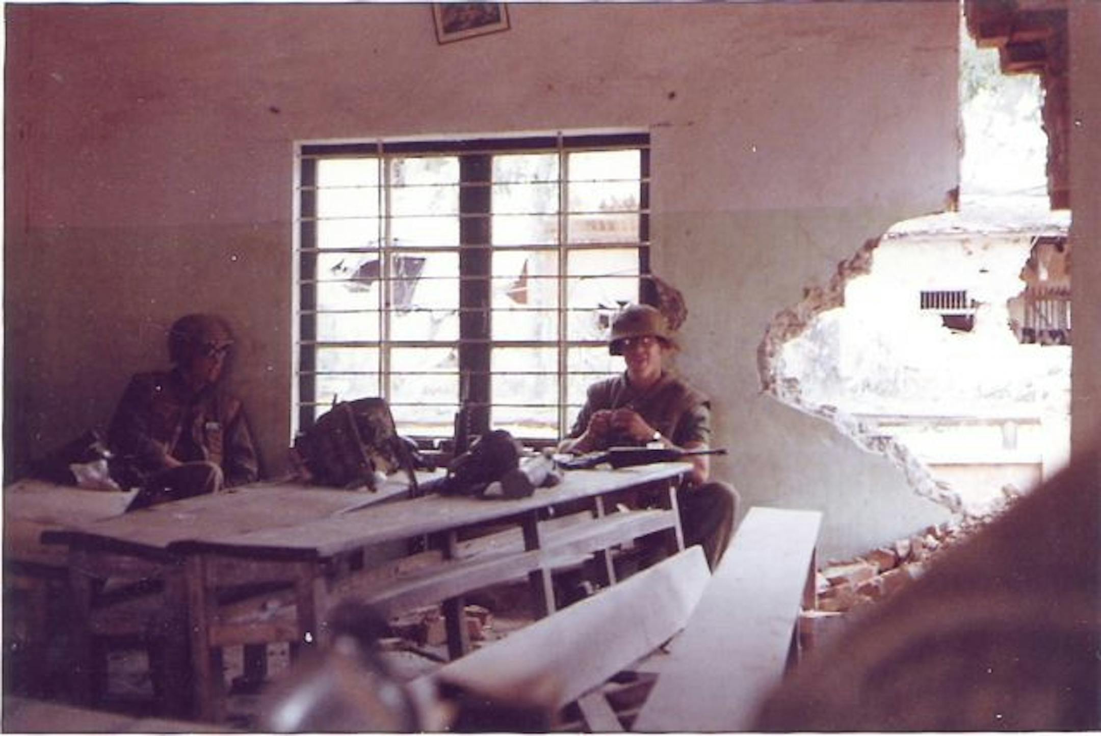 Wayne Bauer of Hastings, who was involved in intense city fighting in Hue in 1968 during the Tet Offensive.