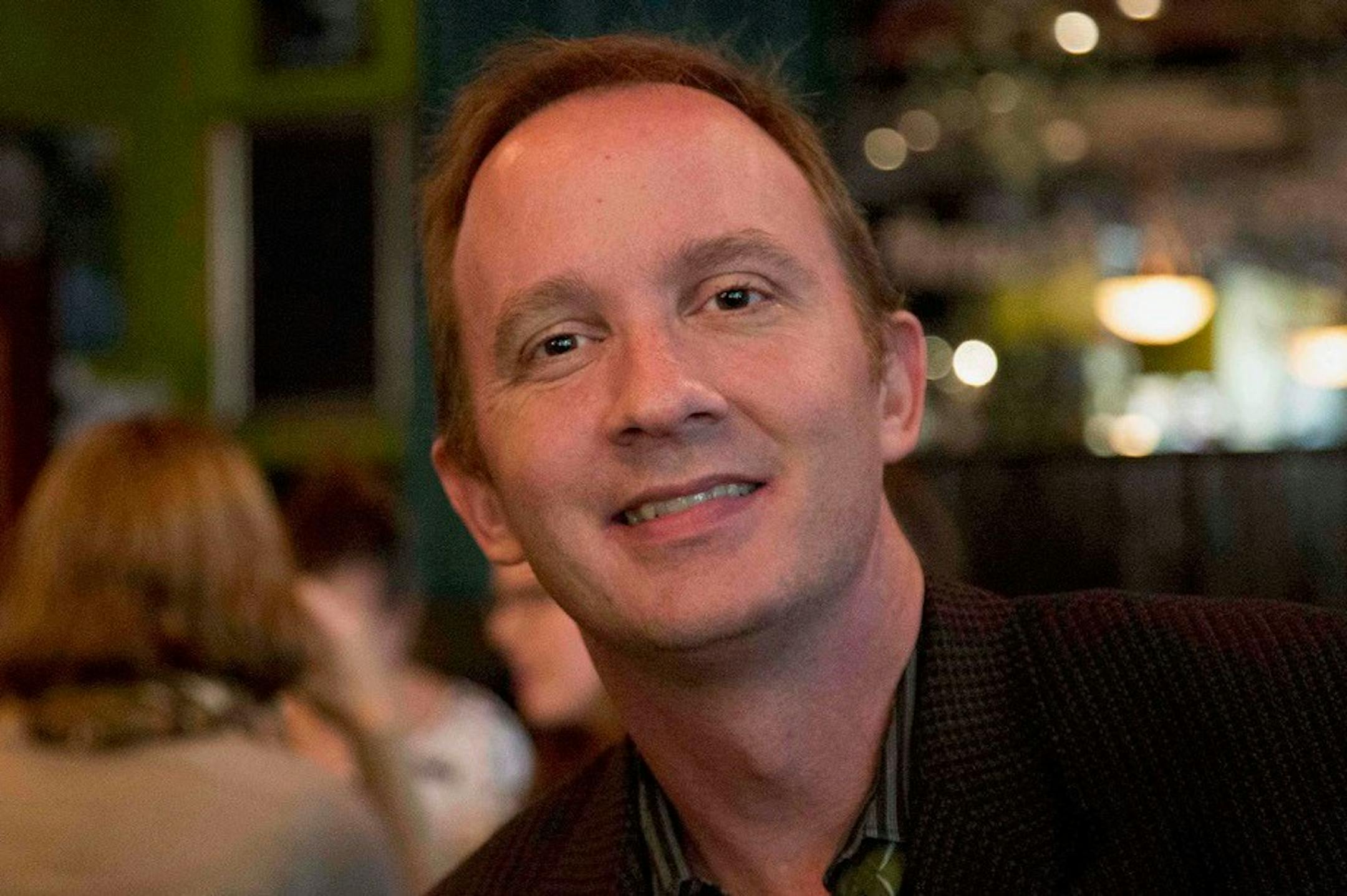 Photo by Kevin Featherly. Think Piece Publishing founder Adam Wahlberg